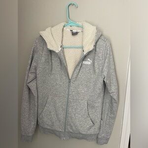 Puma full zip up with hood